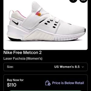 Nike free Metcon 2 women’s size 8